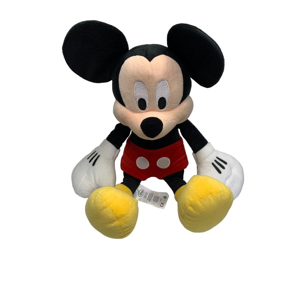 Disney Mickey Mouse Plush Stuffed Animal Doll Toy Red Outfit 16 in Tall